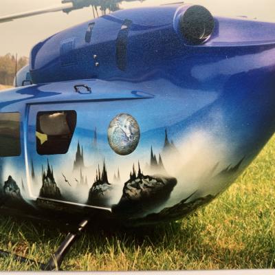 Bemalung Modell Heli 1995