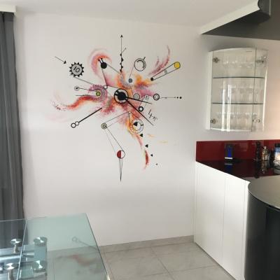 Küche moderne Uhr